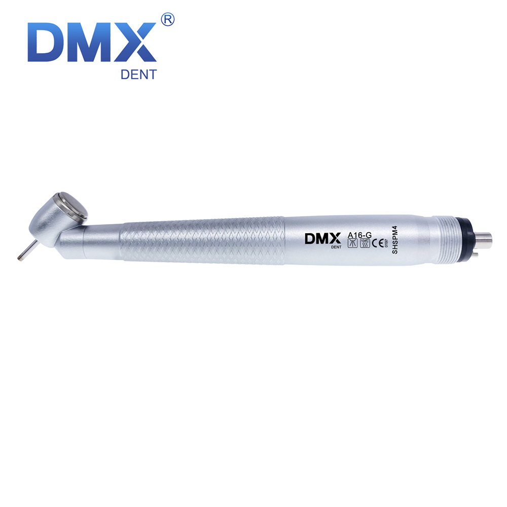 DMXDENT Dental 45° Degree Surgical High Speed Handpiece Push Button 2/4Hole