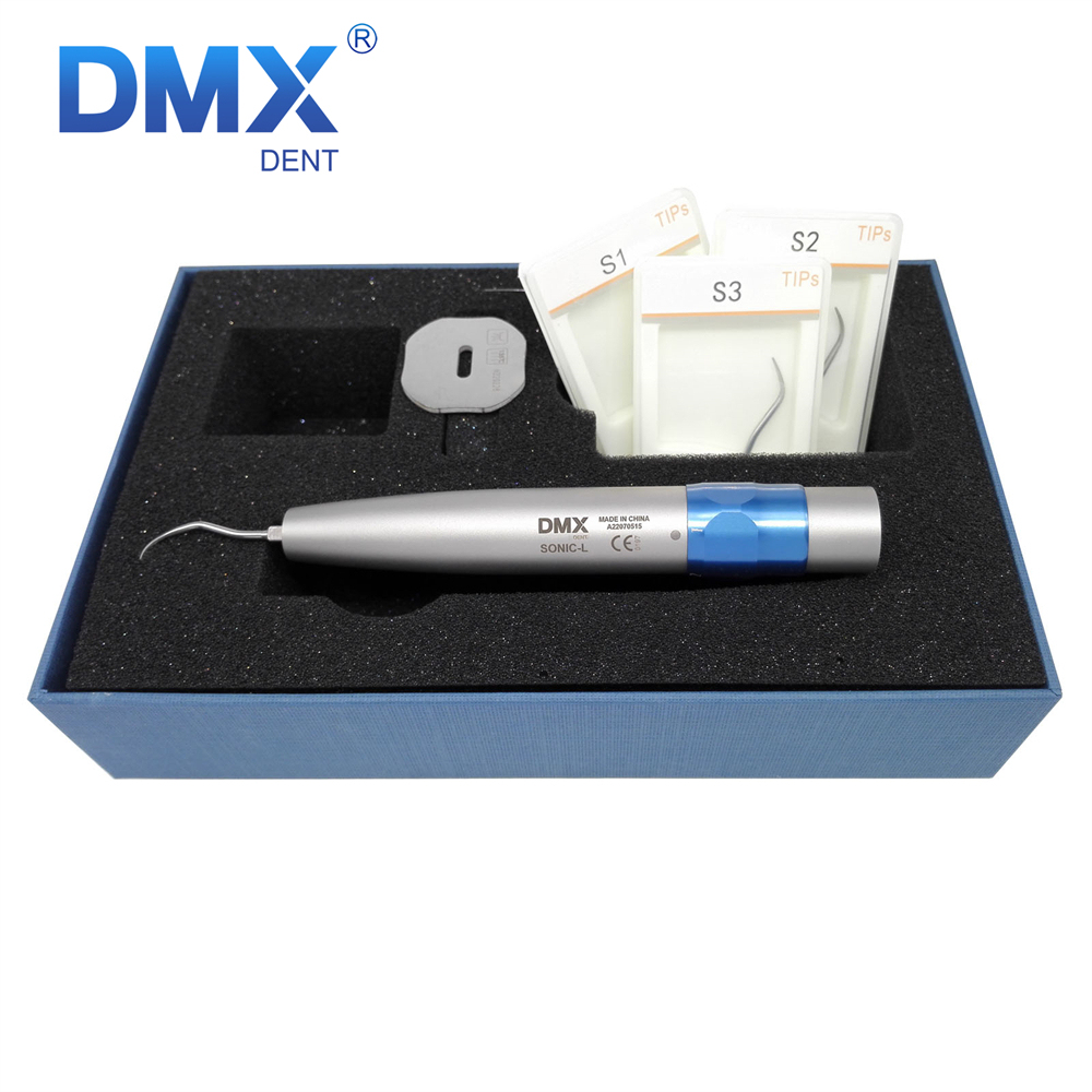 DMXDENT SONIC-L Dental Ultrasonic Air Perio Scaler Handpiece Hygienist With 3 Tips