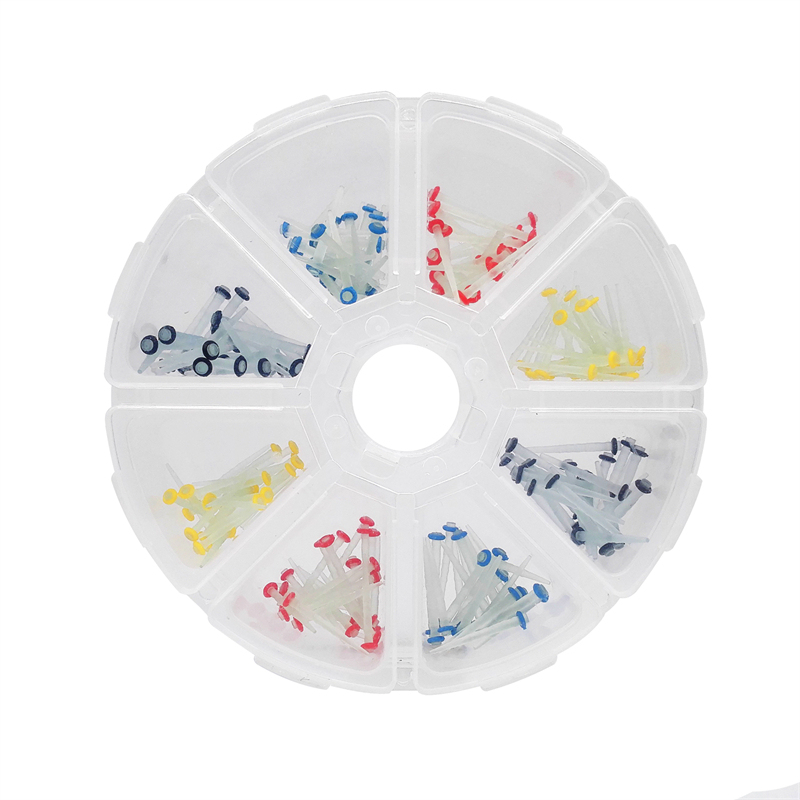 Dental Fiber Post Glass Straight /Quartz Screw Teeth Restorative 200Pcs/Box