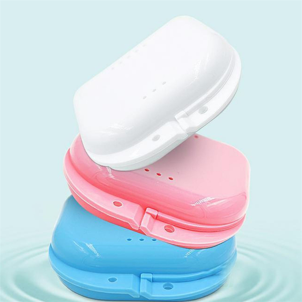 Dental Retainer Case Storage Mouth Guard Box Containers for Invisalign Teeth