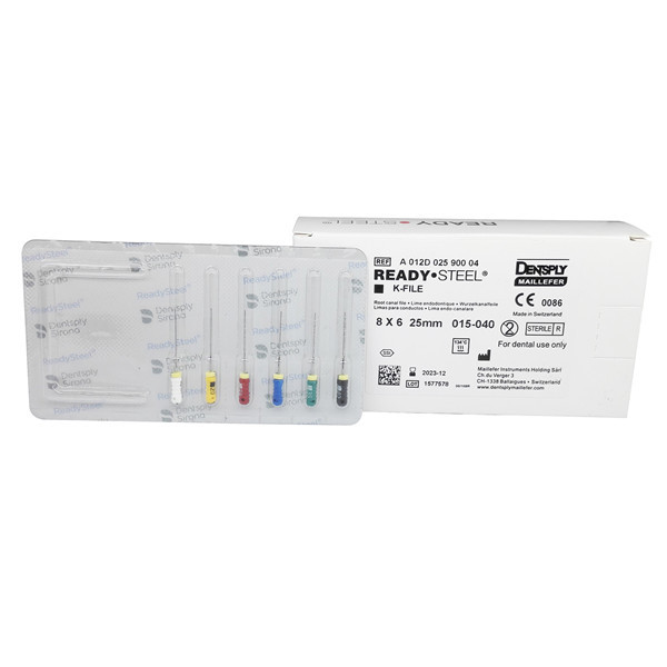 Dentsply Sirona Ready?Steel K-FILE Hand Use Endodontics Endo Root Canal Files SST