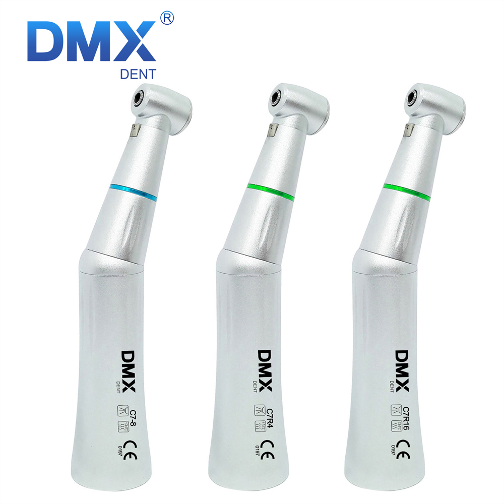 DMXDENT Dental 1:1 /4:1/16:1 Reduction Contra Angle Handpiece Push Button