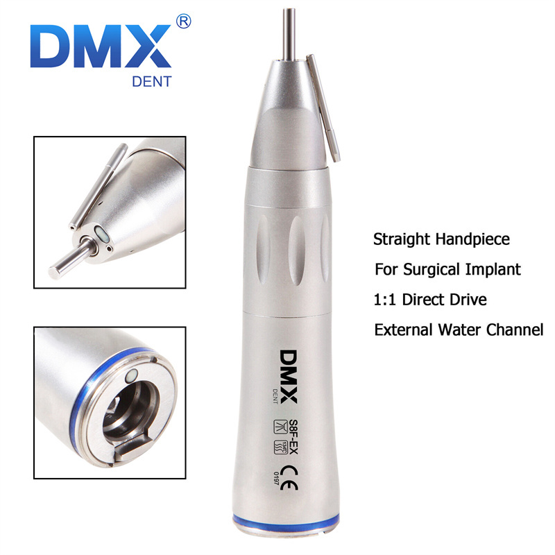 DMXDENT COXO Style Dental Straight Nose Surgical Fiber Optic Low Speed Handpiece