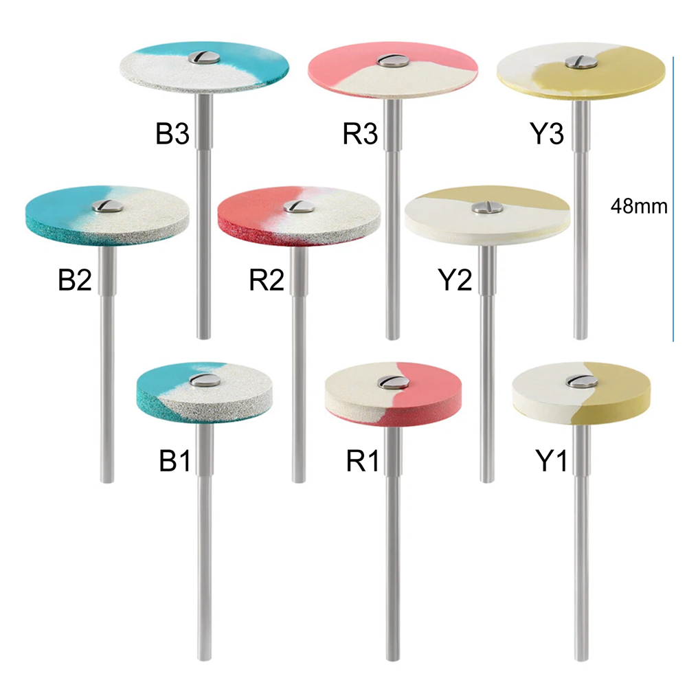 Dental Rubber Diamond Polisher Wheel Disc HP for Porcelain/Zirconia