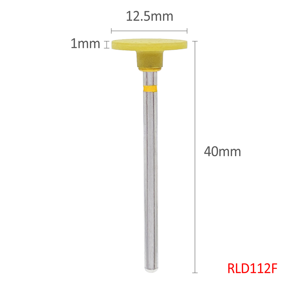 Dental HP Rubber Diamond Polisher Polishing Wheel Disc Fine Coarse