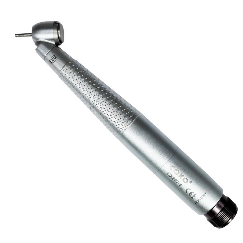 COXO Dental LED Handpiece High Speed Air Turbine E Generator Self Power 4/2 Hole