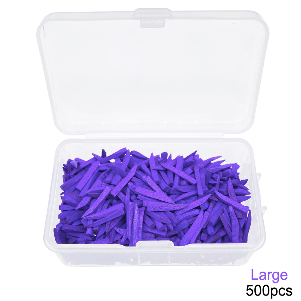 500Pcs Dental Wooden Interdental Wedges Contoured Matrices Wedges Tooth Gap