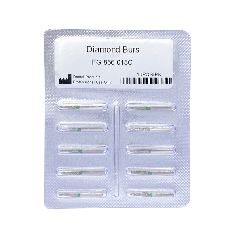 Dental Diamond Burs FG Round End Taper 856/018C Coarse For High Speed Handpiece