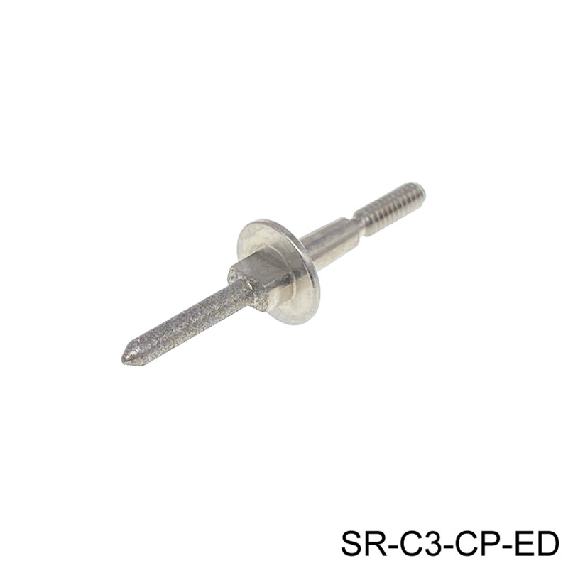 Dental Cylinder Pointed Step Cone Bur for Sirona Cerec 3 System Milling Lithium Disilicate