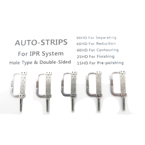 Dental Orthodontic Interproximal Enamel Reduction Automatic Strip For IPR System hole Type & Double side 15-90
