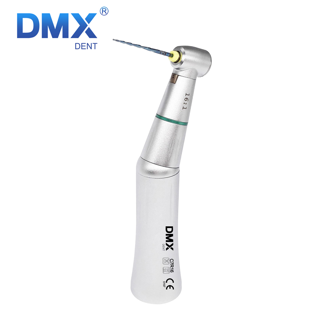 DMXDENT Dental 1:1 /4:1/16:1 Reduction Contra Angle Handpiece Push Button