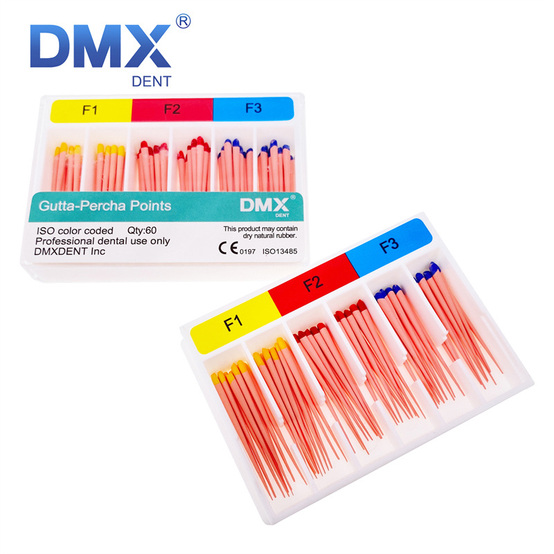 DMXDENT Dental Universal Endo Root Canal Gutta Percha Points F1/F2/F3/F1-F3