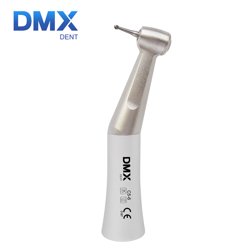 DMXDENT Dental Low Speed 1:1 Contra Angle Handpiece For CA Bur FX23 E-Type C5-6 DMX