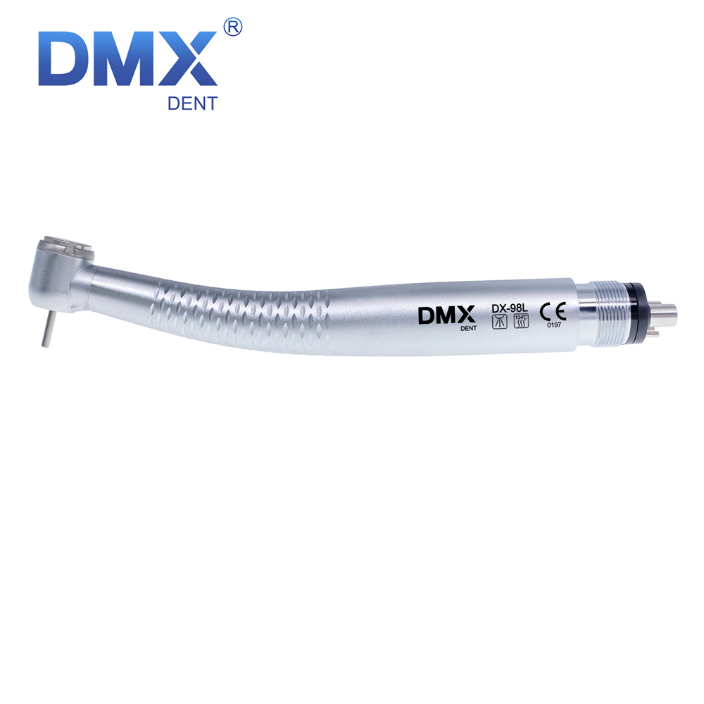 DMXDENT Dental LED E-generator High Speed Handpiece 5*Bulb Fiber Optic NSK Style