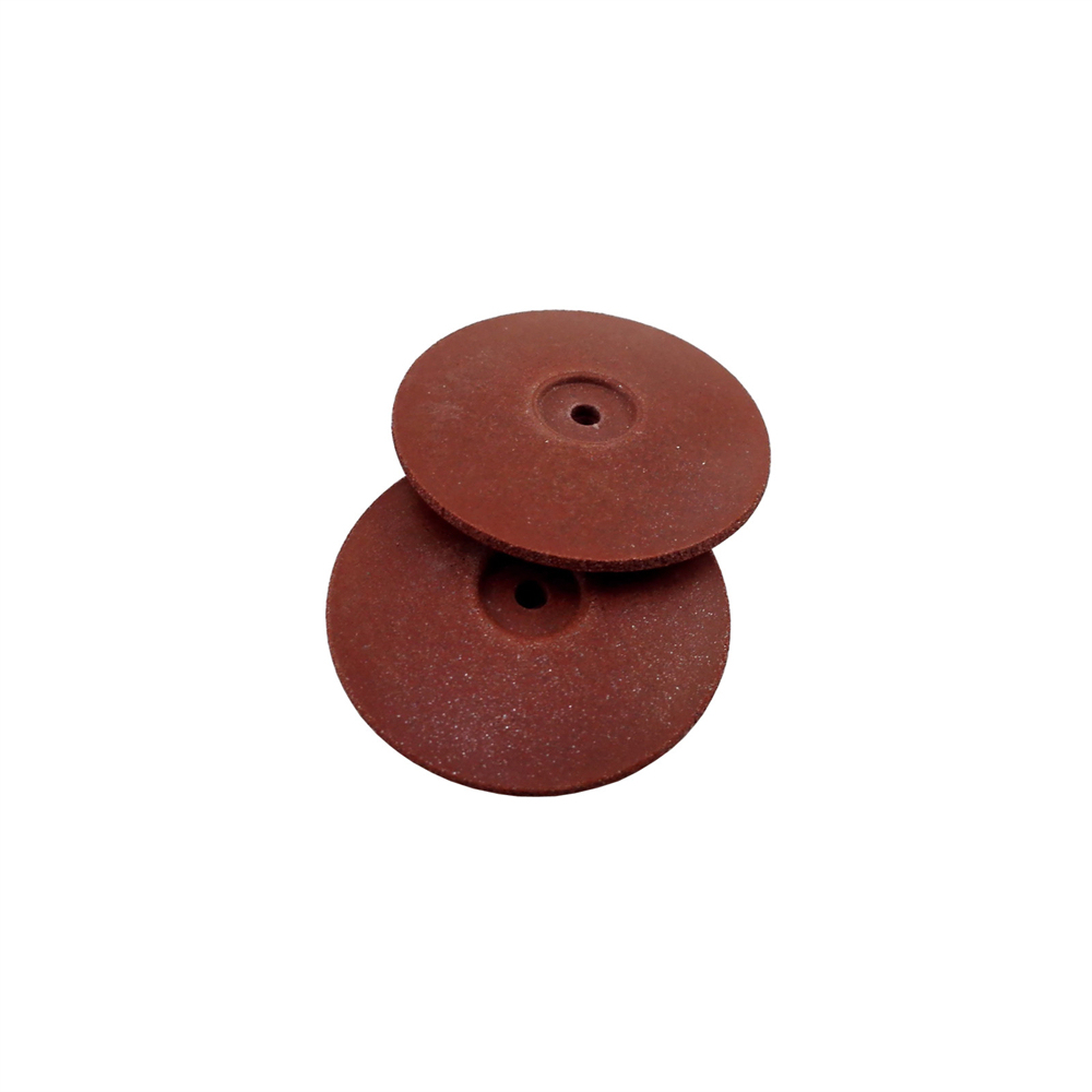 100 Pcs Dental Disc Wheels Rubber Grinding Polishing Rotary For Low Speed Machin