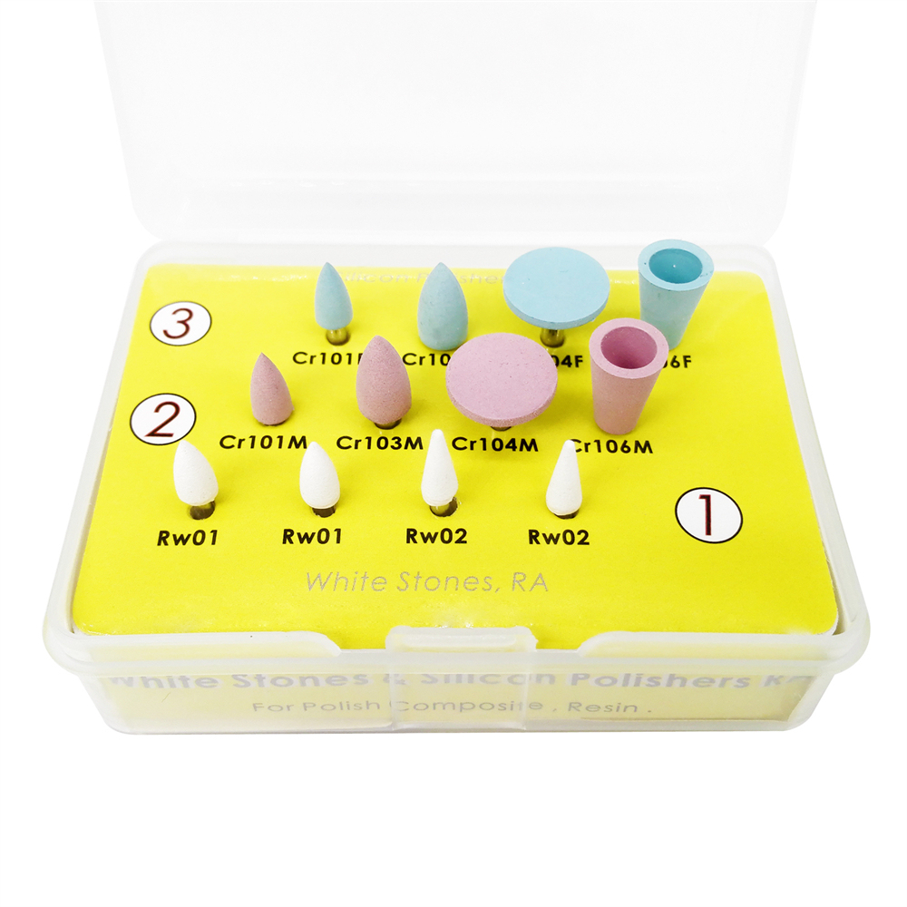 Dental Burs Polishers Composite Polishing kit for Low-Speed Contra Angle
