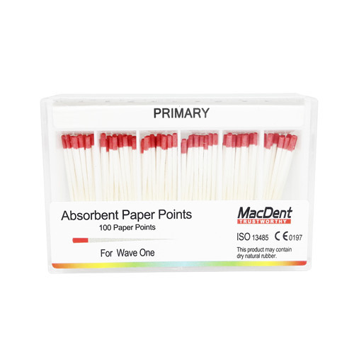 *MacDent Dental Absorbent Paper Points For Wave one Small / Primary / Large