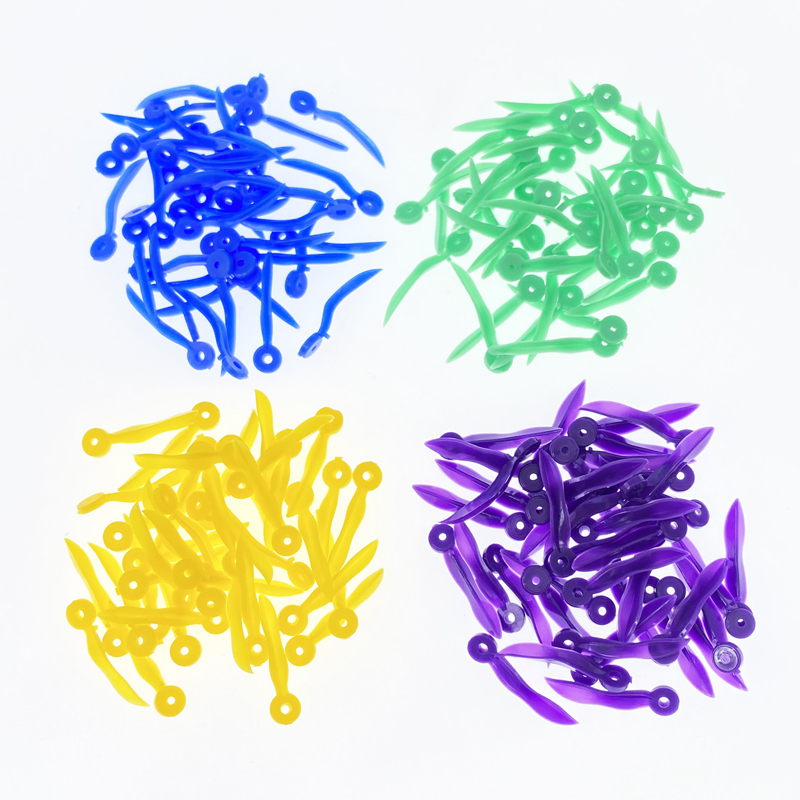 Dental Disposable Plastic Poly-Wedges with Holes 4 Sizes L/M/S/XS 40Pcs/Box
