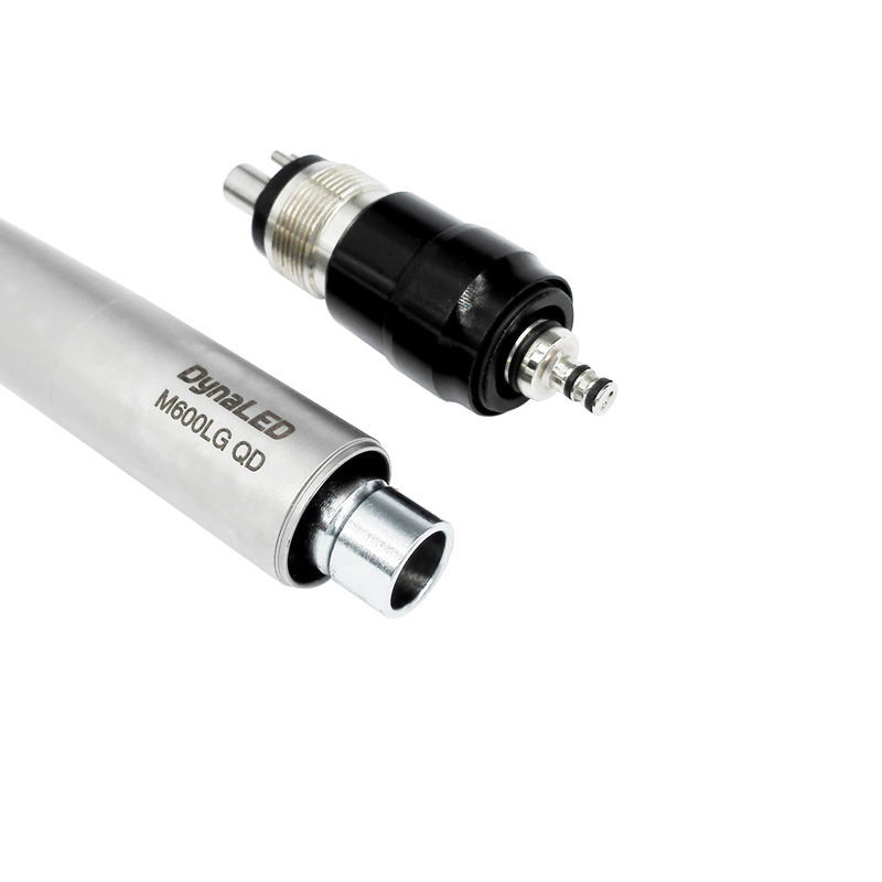 Dynaled M600LG QD B2/M4 Dental E-generator LED High Speed Air Turbine Handpiece with Coupler Fit NSK