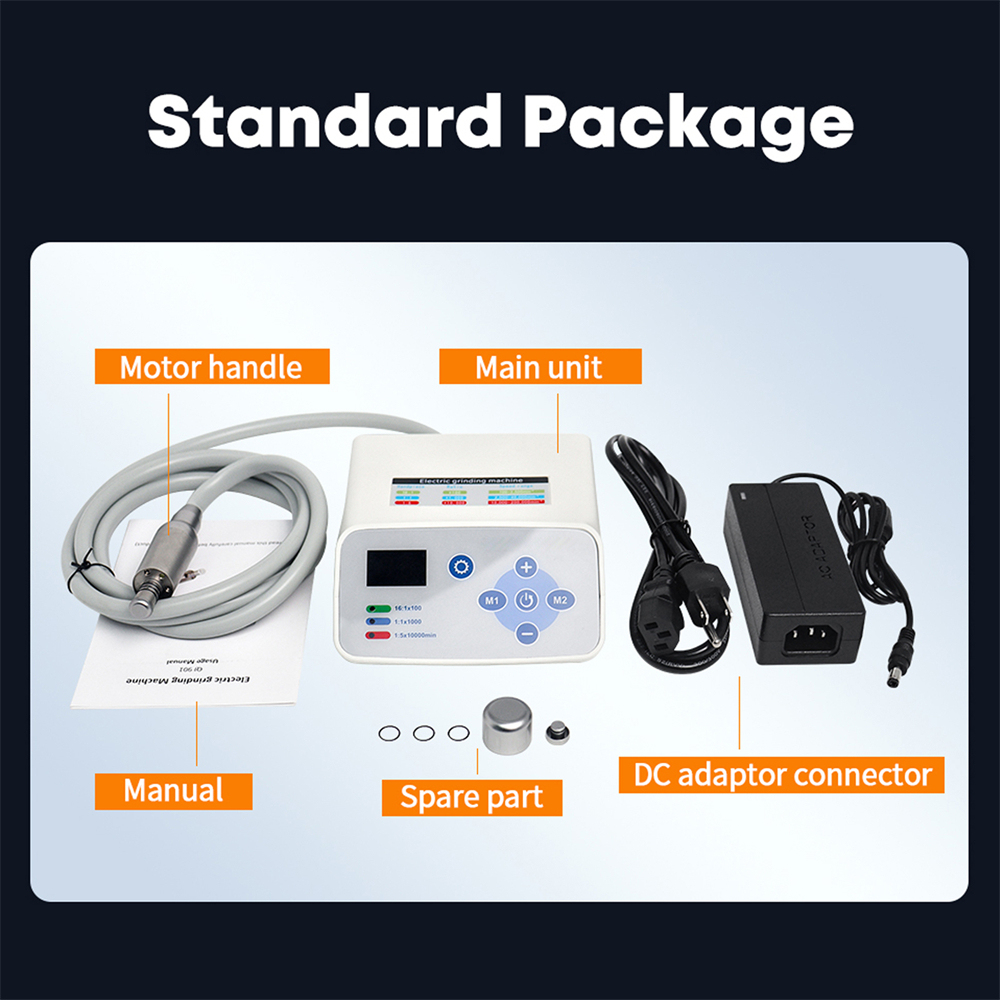 Dental Electric Micro Motor Smart Touch Screen Built-in LED Lighting System