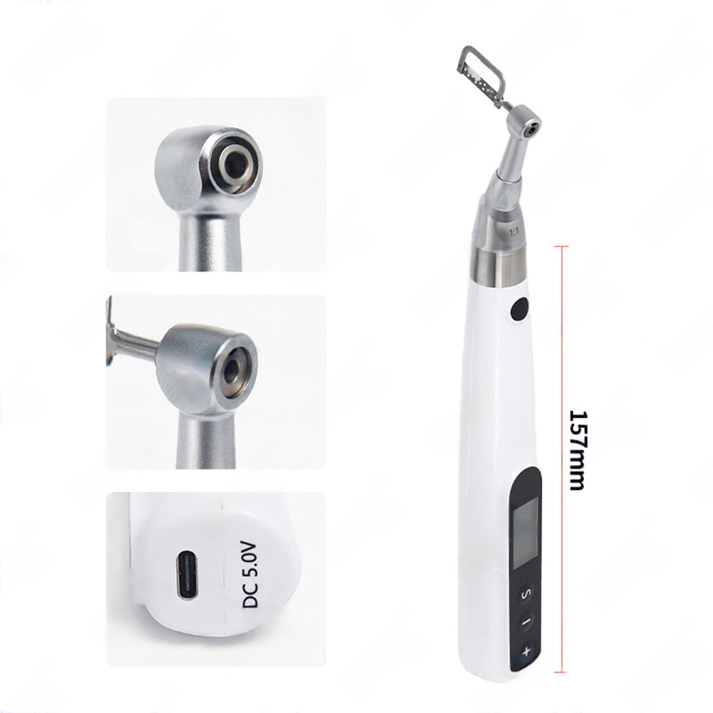 DMXDENT Dental Electric Orthodontics Interproximal Enamel Wireless Contra Angle Saw Blade Handpiece