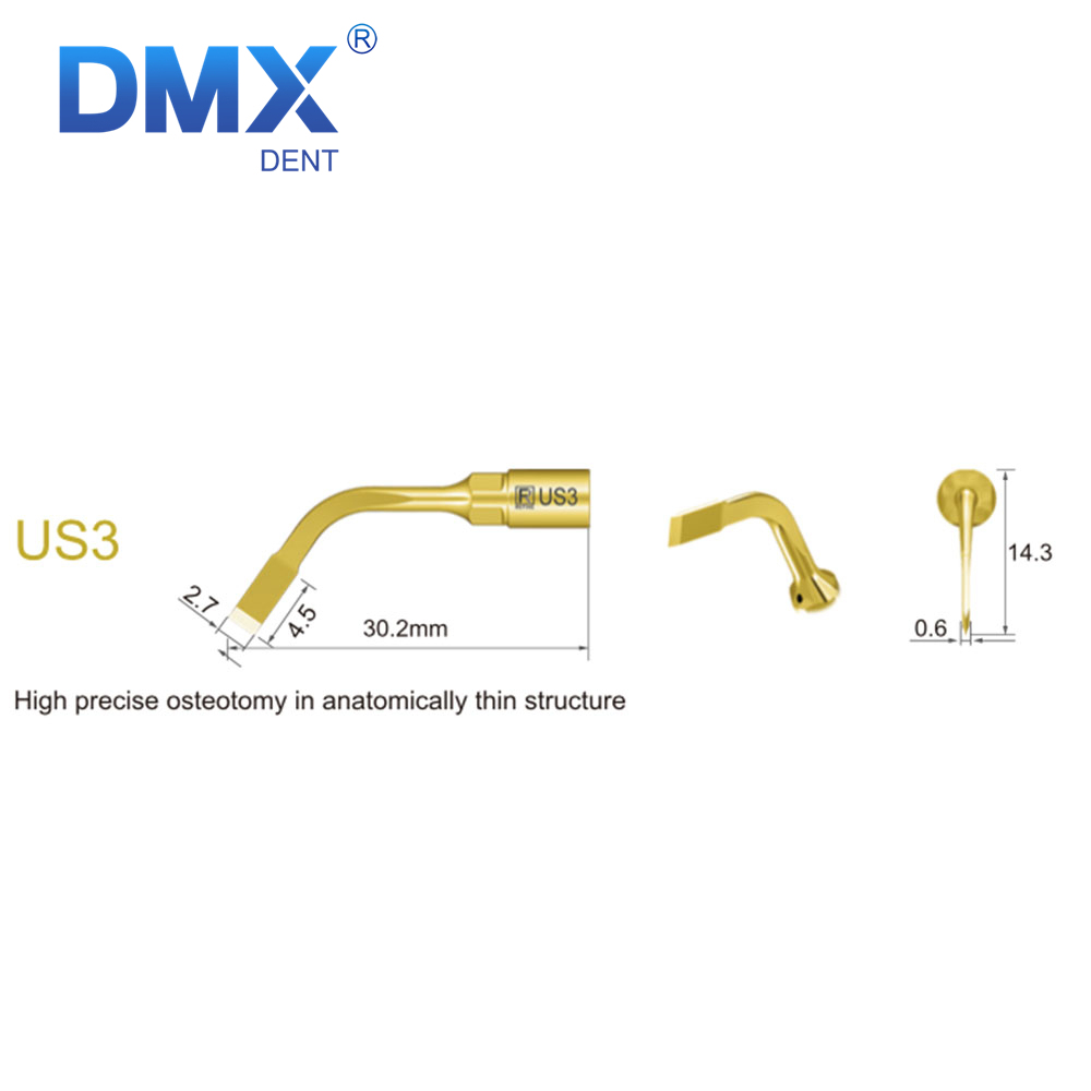 US1 US2 US3 US4 US5 US6 DMXDENT Dental Scaler Piezo Surgery Ultrasonic Tip Fit Woodpecker