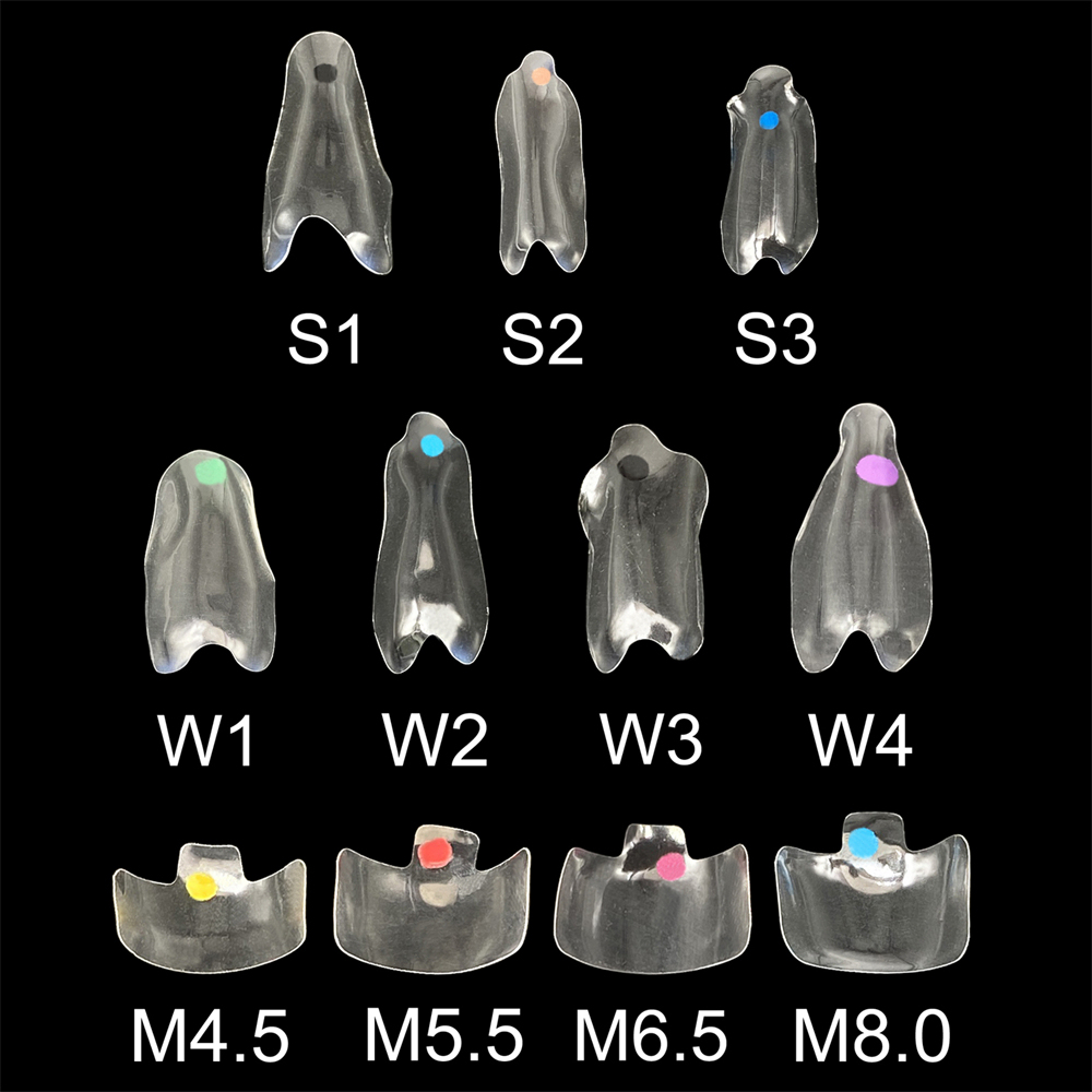 10Pcs Clear Matrix Dental Anterior Posterior Transparent BT Matrices Fit BioClear