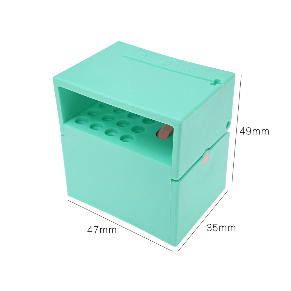 Dental 6/10/20 Hole Bur Endo Files Reamers Block Memory Holder Stand Disinfection Box