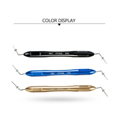 Dental Endo Buchanan Hand Plugger Tip Fill Obturation 3 Colors