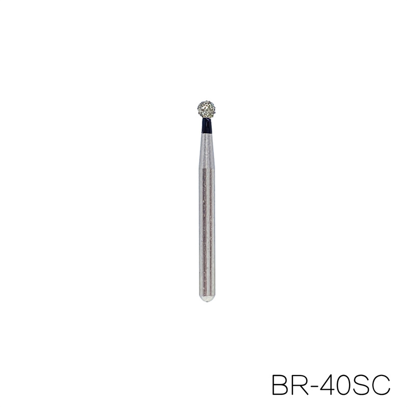 DMXDENT Diamond Burs BR Ball Round Dental FG1.6mm Bur For High Speed Handpiece