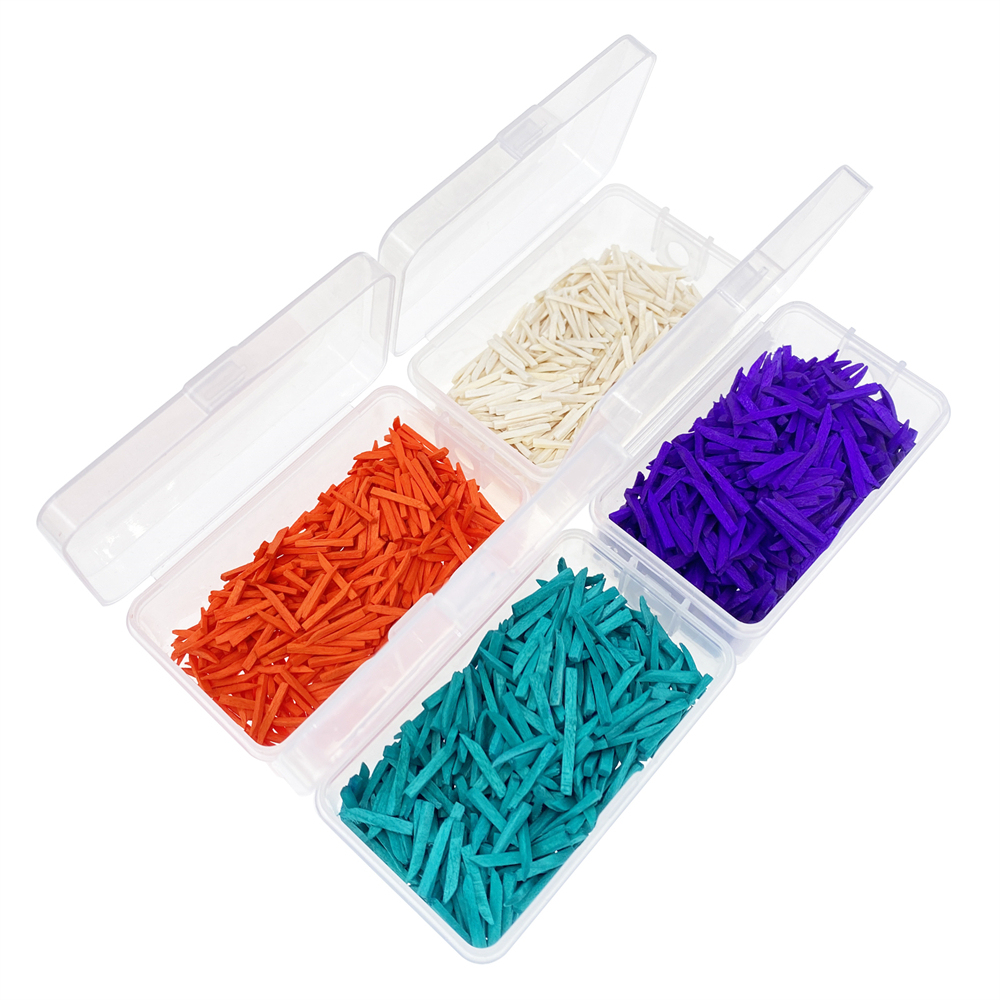 500Pcs Dental Wooden Interdental Wedges Contoured Matrices Wedges Tooth Gap