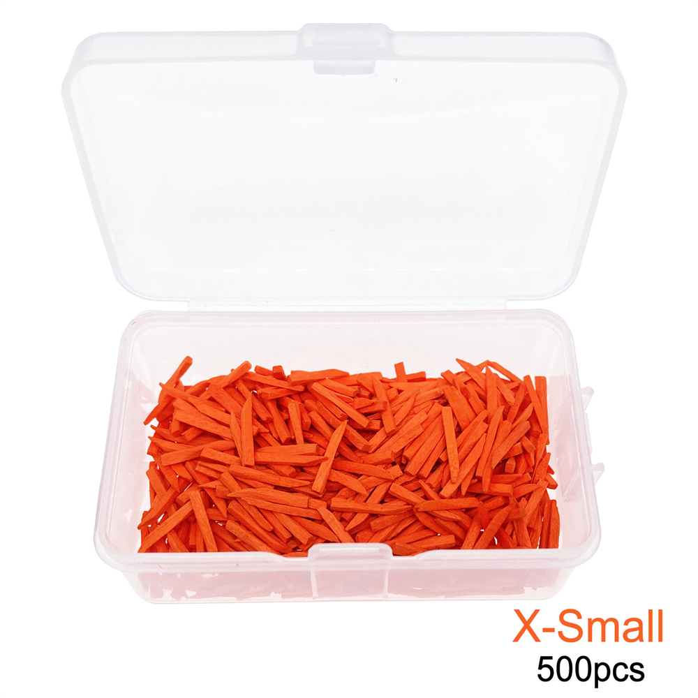 500Pcs Dental Wooden Interdental Wedges Contoured Matrices Wedges Tooth Gap