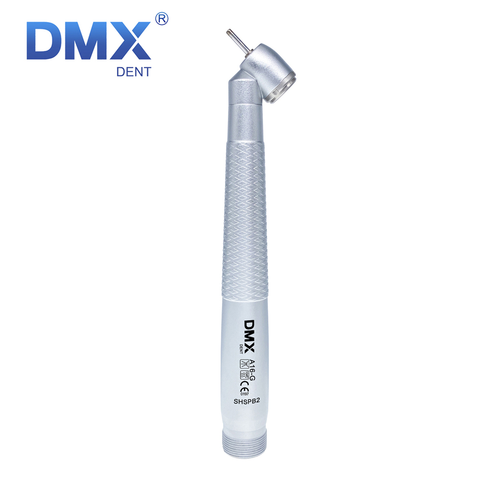 DMXDENT Dental 45° Degree Surgical High Speed Handpiece Push Button 2/4Hole