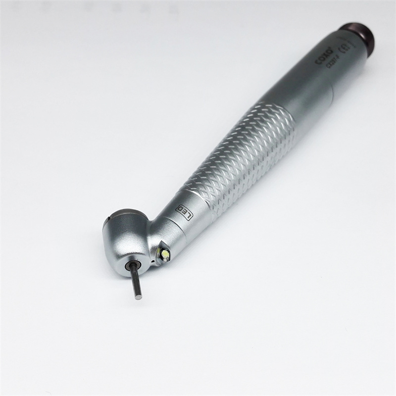 COXO Dental LED Handpiece High Speed Air Turbine E Generator Self Power 4/2 Hole