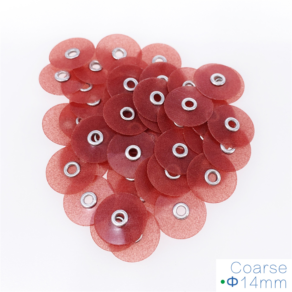 50 Pcs Dental Composite Finishing Polishing Discs 12/14/16mm