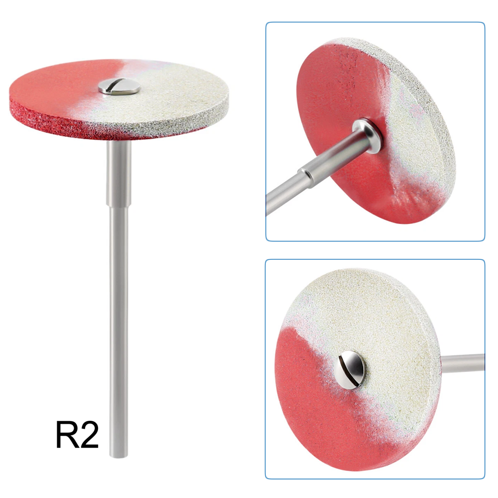 Dental Rubber Diamond Polisher Wheel Disc HP for Porcelain/Zirconia