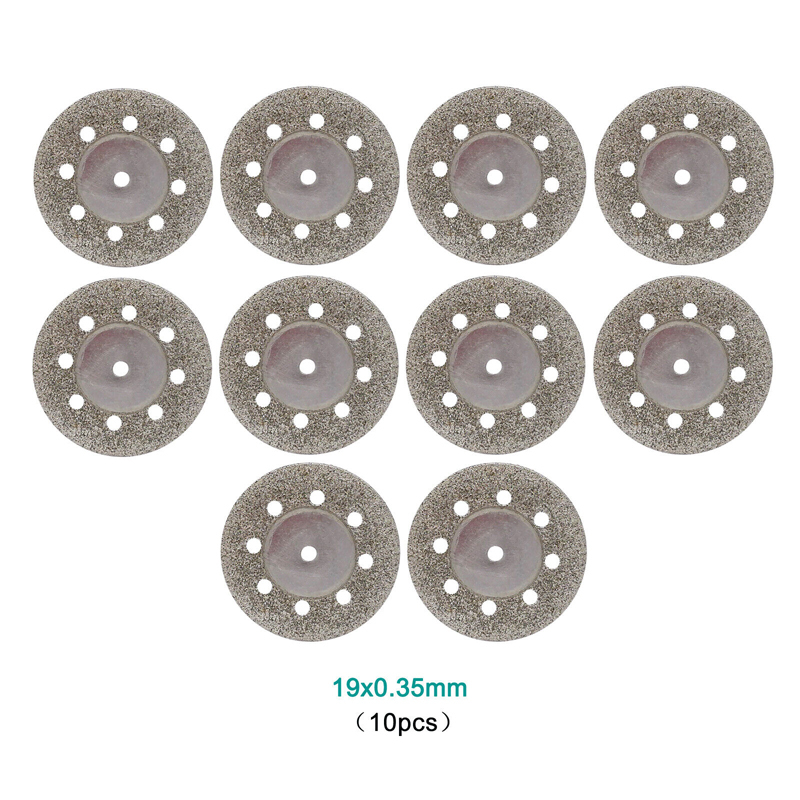 `Dental Diamond Sand Piece Polishing Wheel Films Emery Grinding 10pcs