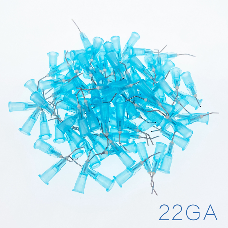 Dental Pre Bent Needle Tips All Size 100Pcs/Bag
