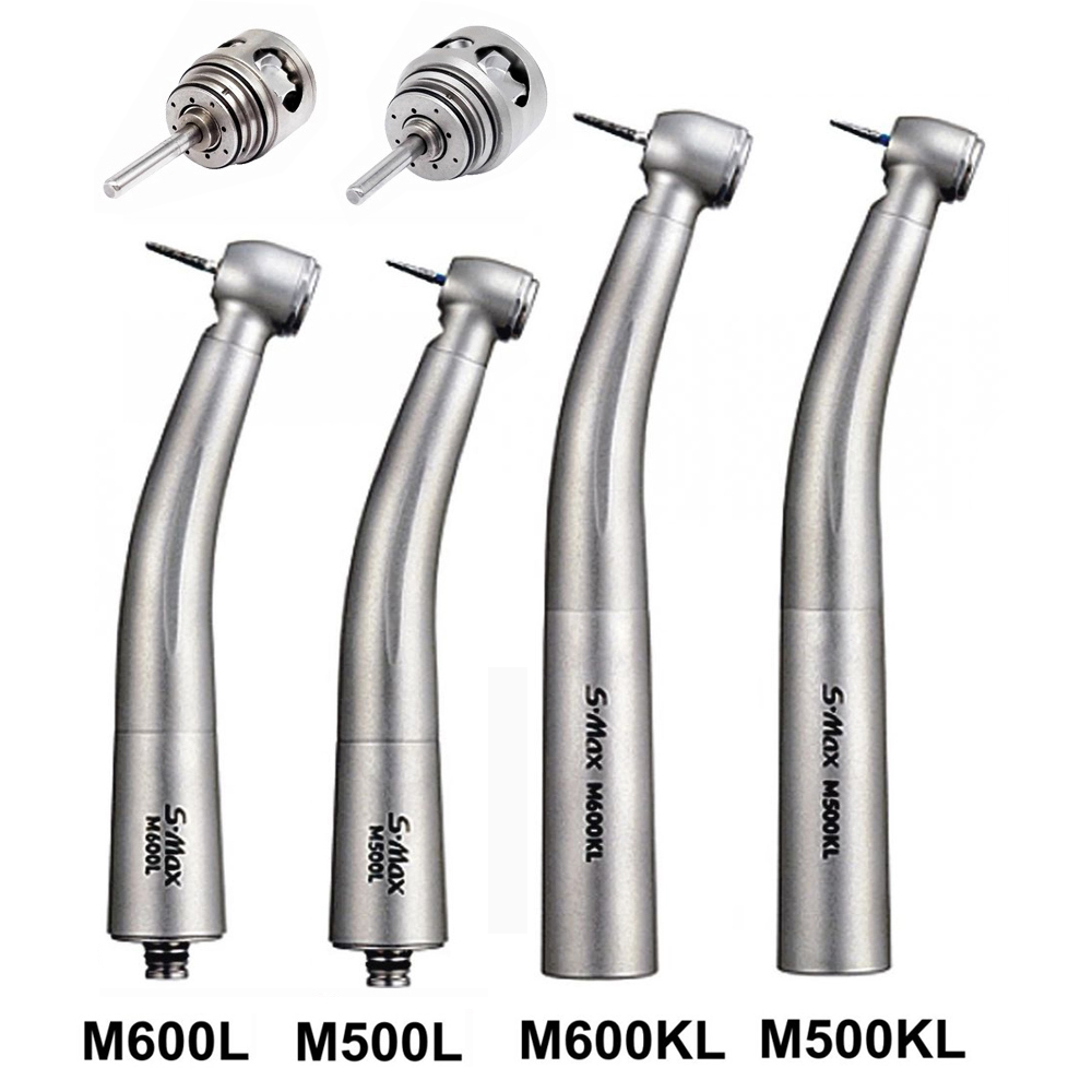 S-Max M500KL/M500L/M600KL/M600L Dental Fiber Optic High Speed Air Turbine Handpiece fit NSK