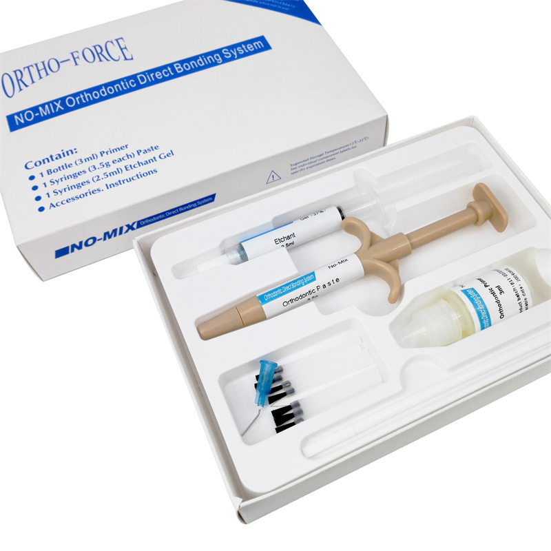 **Dental Orthodontic Direct Bonding System No-mix Mini Kit Adhensive Resin Paste