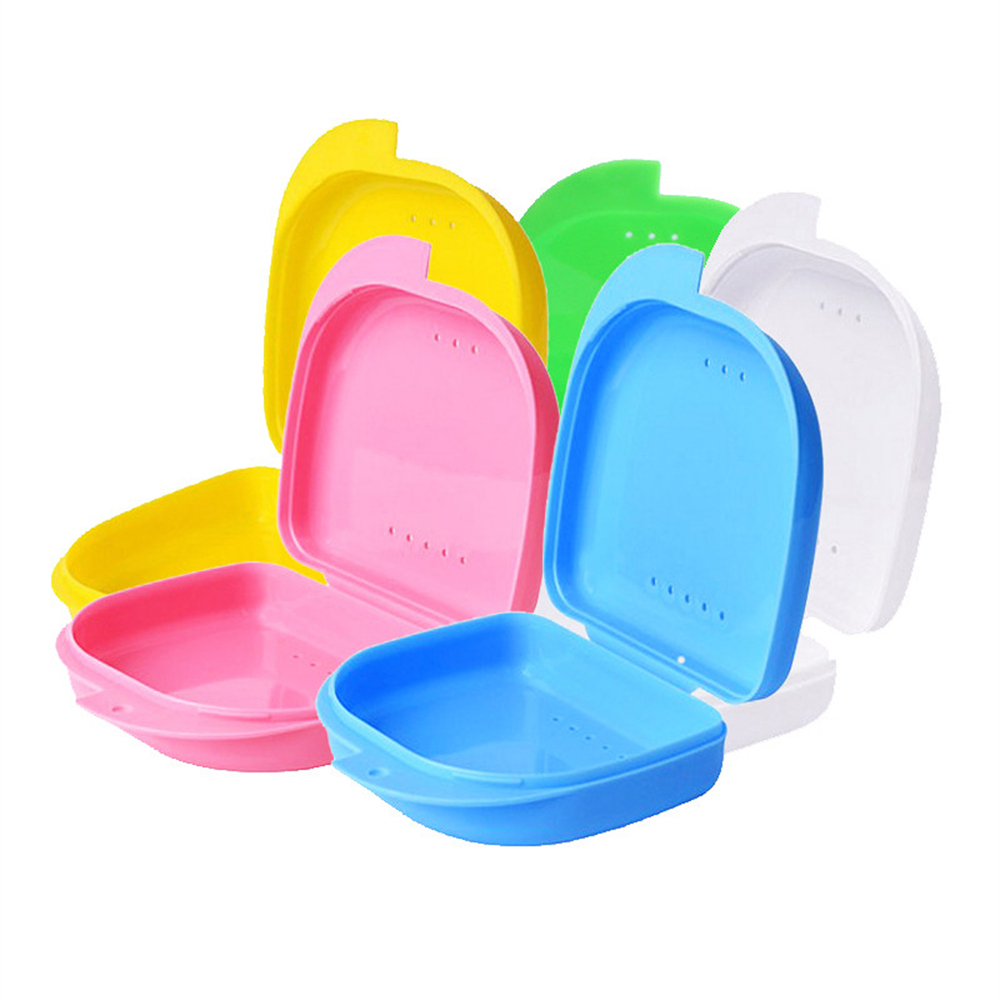 Dental Retainer Case Storage Mouth Guard Box Containers for Invisalign Teeth