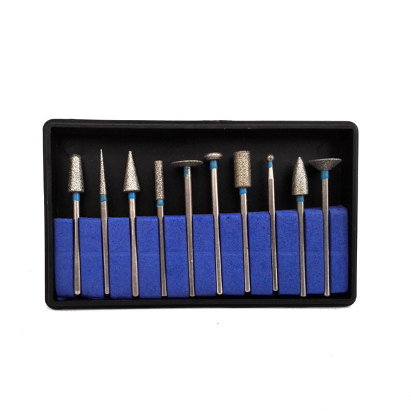 Tungsten Carbide Tungsten Steel Dental Burs Lab Tooth Dril 2.35mm 10Pcs/Set