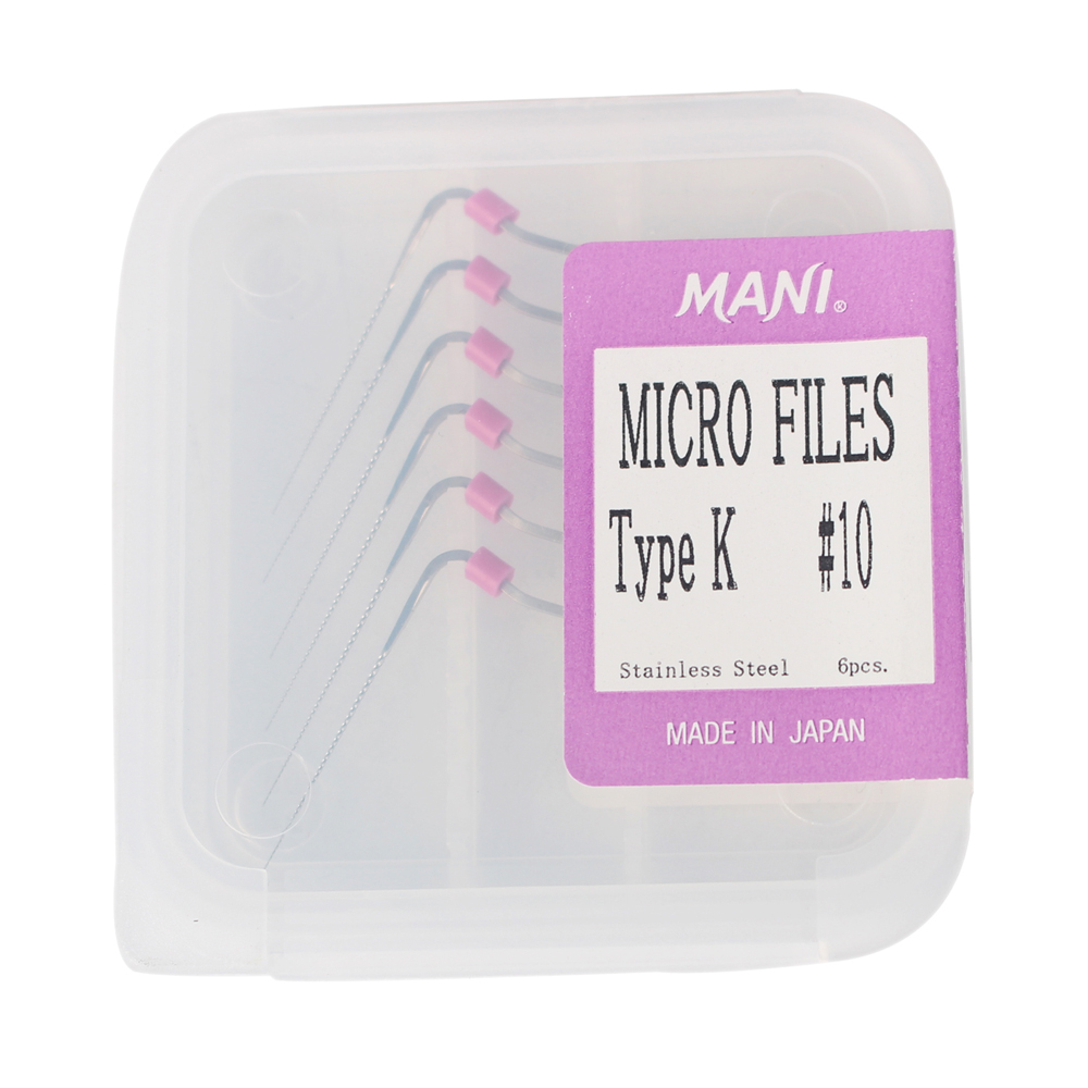 MANI Dental Hand Use Micro Files type K #10 #15 #20