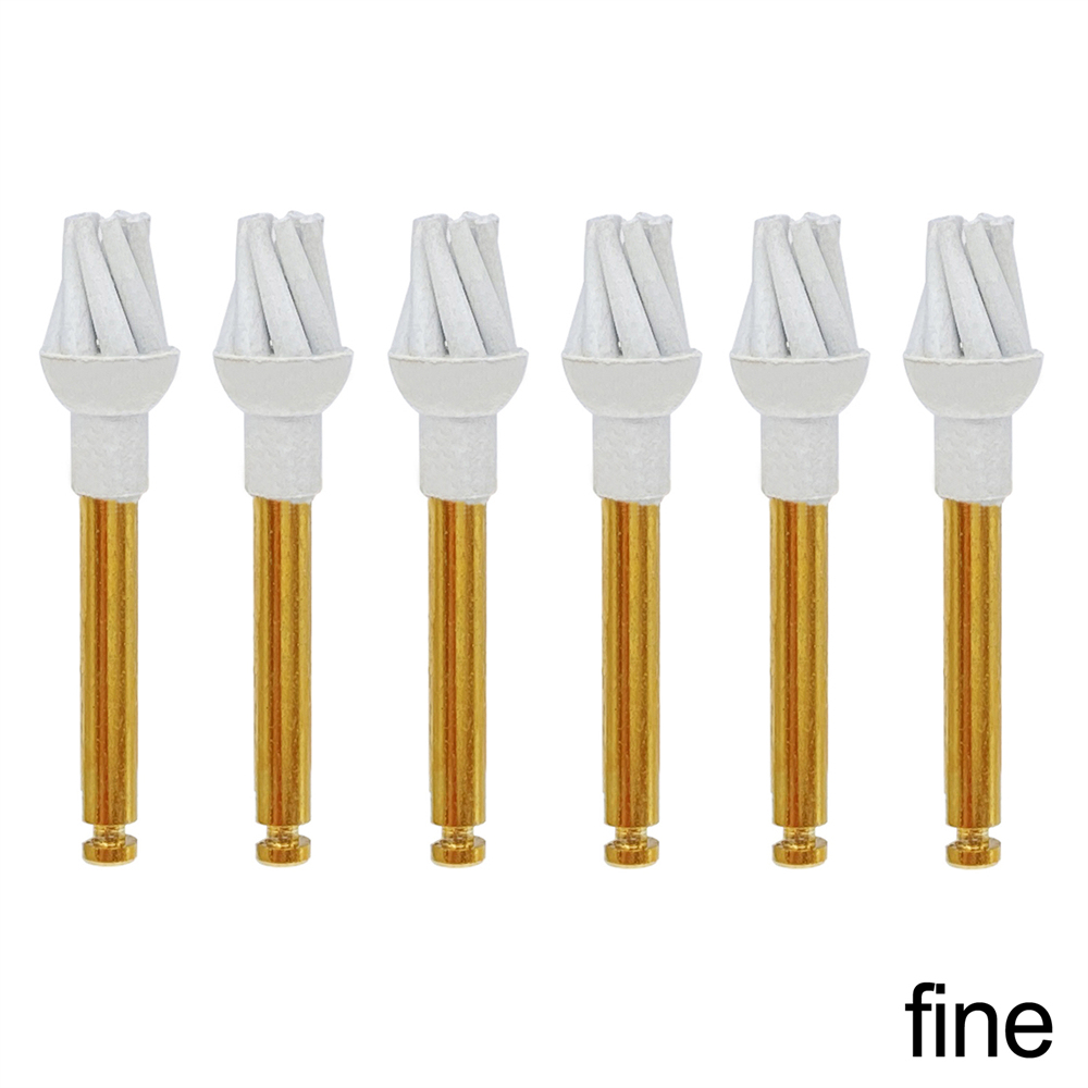 6Pcs/Box Dental Resin Polish Eagle Claw Wheel Brush For Posterior Teeth