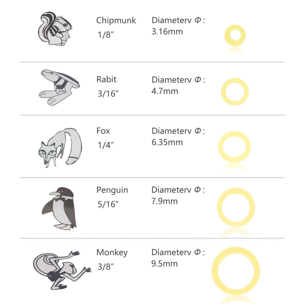 `Dental Orthodontic Rubber Bands Ortho Elastics Latex Braces