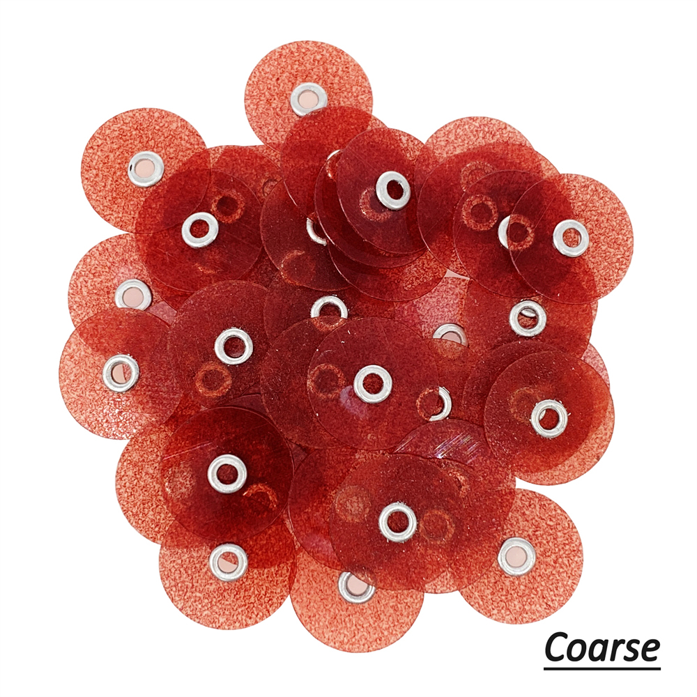 50Pcs Dental Composite Finishing Polishing Discs Coarse/Medium/Fine/Super Fine 16mm