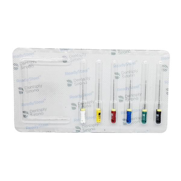 Dentsply Sirona Ready?Steel K-FILE Hand Use Endodontics Endo Root Canal Files SST