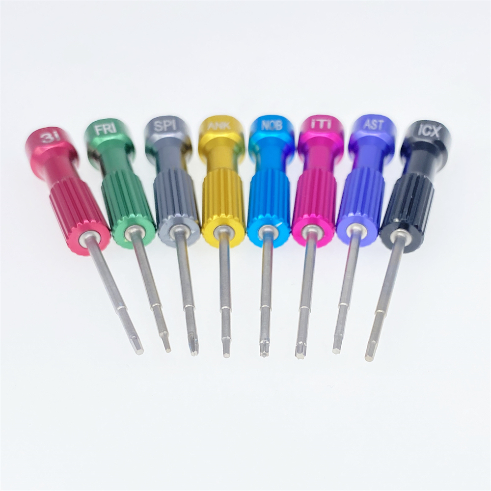 Dental Implant Screw Driver Kit Abutment Implant Tools Set 8 Drivers