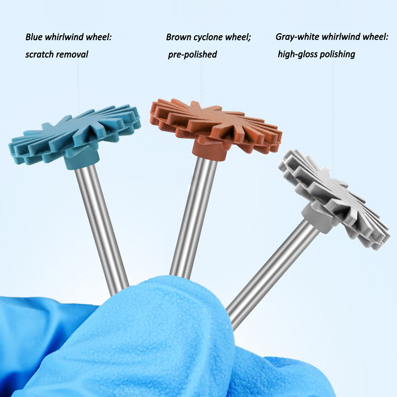Dental Composite Polishing Diamond System HP Disc 14mm Wheel kit