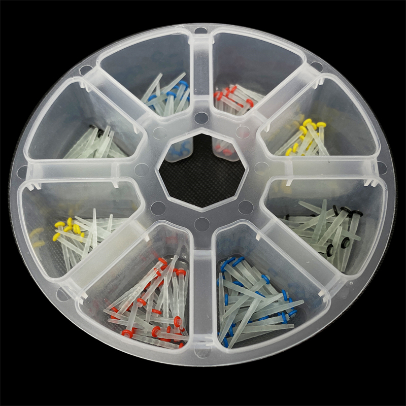 Dental Fiber Post Glass Straight /Quartz Screw Teeth Restorative 200Pcs/Box